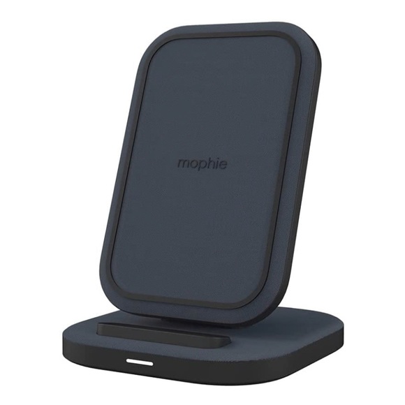 📱 mophie Universal Wireless Charging Stand - 15 Watt Fast Charger Black - Picture 4 of 6